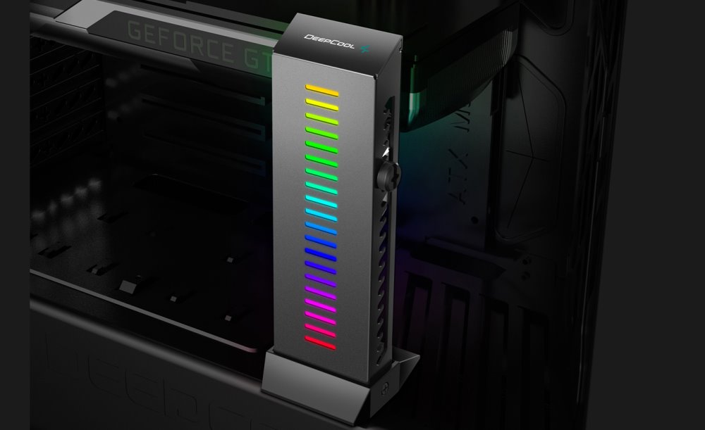 DEEPCOOL držák na grafické karty / až 5 kg grafické karty / ARGB