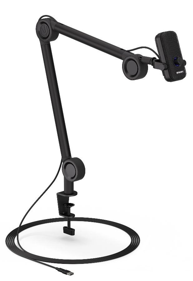 Endorfy mikrofon Solum Voice / drátový / 2xpop up filtr / ARGB podsvícení / nastavitelné rameno / jack výstup / USB-C /