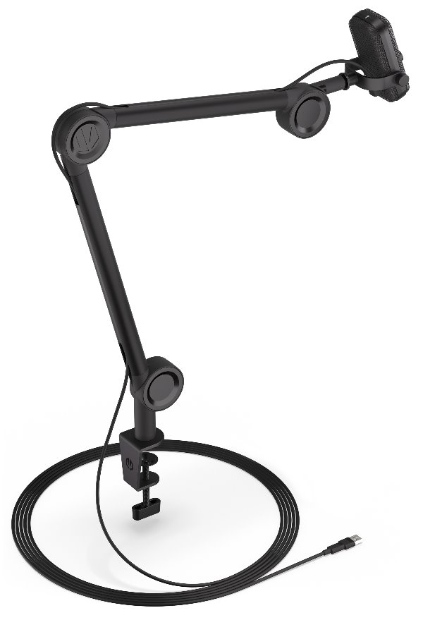 Endorfy mikrofon Solum Voice / drátový / 2xpop up filtr / ARGB podsvícení / nastavitelné rameno / jack výstup / USB-C /