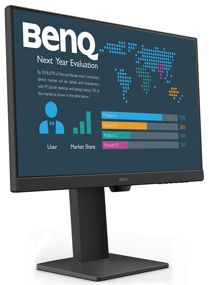 BENQ 24" LED BL2486TC/ 1920x1080/ IPS panel/ 1300:1/ 5ms/ HDMI/ DP/ USB-C/ Pivot/ audio/ černý
