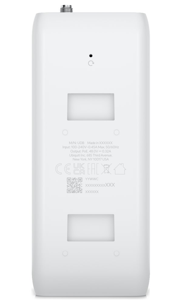 Ubiquiti UniFi Device Bridge - Gigabit PoE injektor, 48V, 15W, funkce Wi-Fi Auto-Link, včetně napájecího kabelu