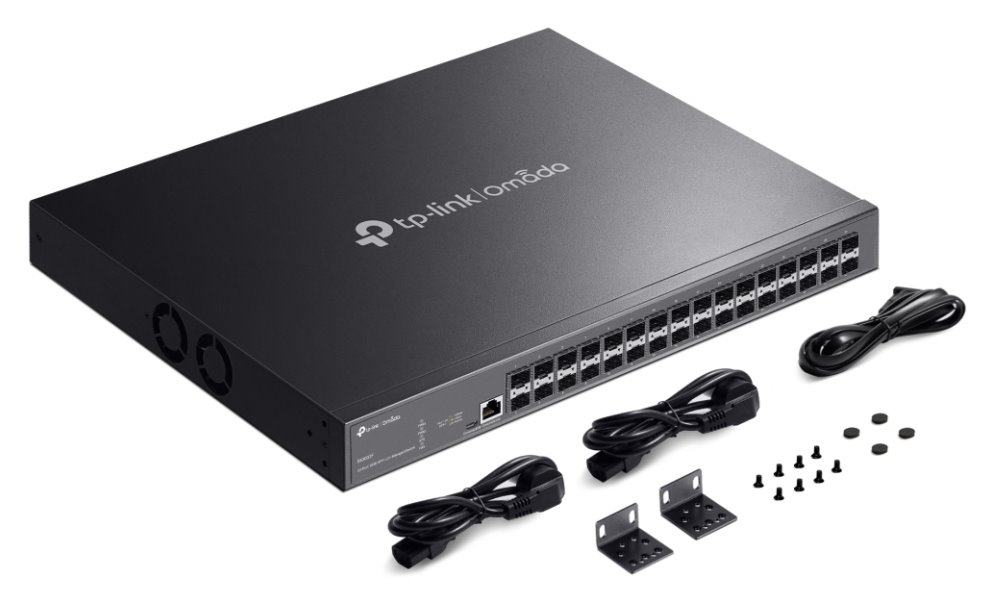 TP-Link SX3032F, Omada 32-Port 10GE SFP+ L2+ Managed Switch/ 32× 10G SFP+ , 1U rack 19´