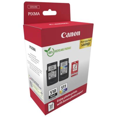 Canon inkoustová náplň PG-510/CL-511+ 4x6 Phot Paper(GP-501 50sheets)