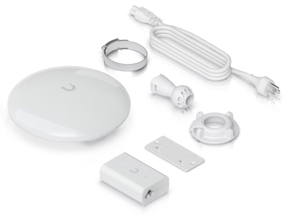 Ubiquiti UniFi Device Bridge Pro - 5GHz bezdrátový bridge s PoE Out, 19dBi, 2x GbE, funkce Wi-Fi Auto-Link, IPX6, 1 kus