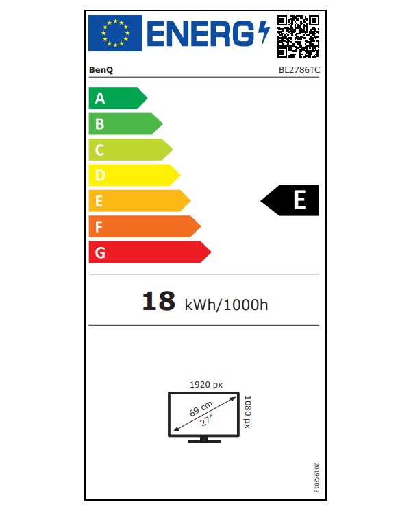 BENQ 27" LED BL2786TC/ 1920x1080/ IPS panel/ 1300:1/ 5ms/ HDMI/ DP/ USB-C/ Pivot/ audio/ černý