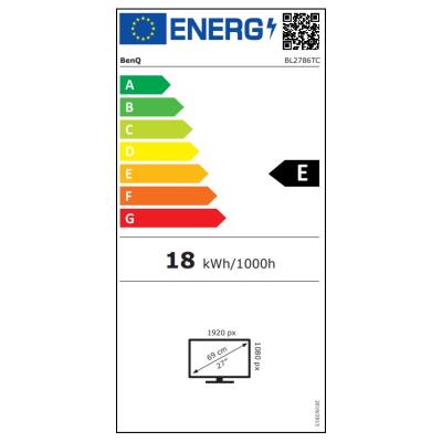 BENQ 27" LED BL2786TC/ 1920x1080/ IPS panel/ 1300:1/ 5ms/ HDMI/ DP/ USB-C/ Pivot/ audio/ černý