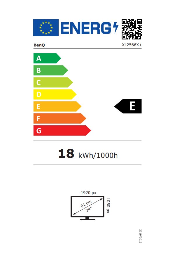 ZOWIE by BenQ 24,1" LED XL2566X+ /TN/ 1920x1080/400Hz/1000:1/ 1ms/ HDMI/ DP/ DyAc™ 2/ výškově nastavitelný