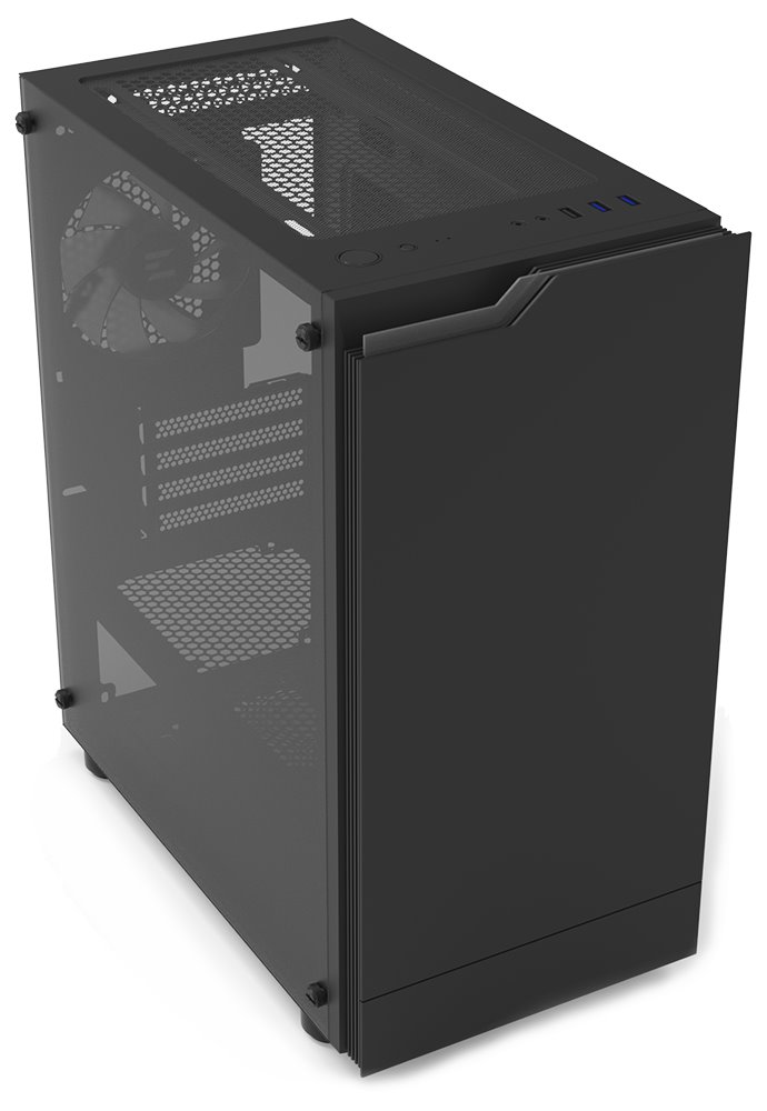 Zalman skříň T4 Plus / miniT / 1x120mm fan ARGB / USB 2.0 / USB 3.0 / tvrzené sklo / černá