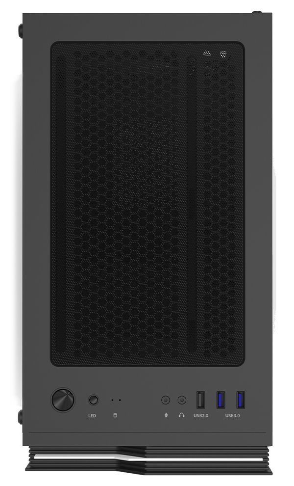 Zalman skříň T4 Plus / miniT / 1x120mm fan ARGB / USB 2.0 / USB 3.0 / tvrzené sklo / černá