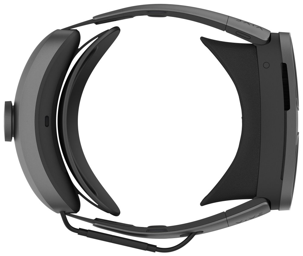 HTC VIVE XR Elite Refresh Brýle pro VR+ XR virtuální + smíšenou realitu /4K/ 6DoF/ 110°/ 90Hz/ 625g/ 2x ovládač/ baterie