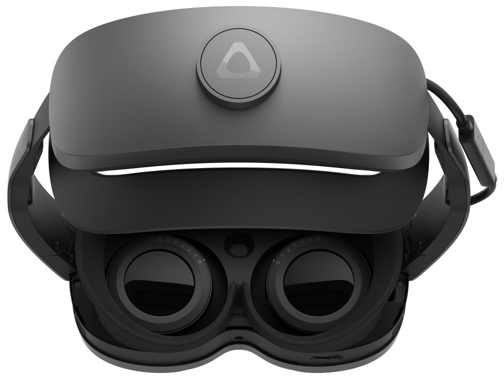 HTC VIVE XR Elite Refresh Brýle pro VR+ XR virtuální + smíšenou realitu /4K/ 6DoF/ 110°/ 90Hz/ 625g/ 2x ovládač/ baterie