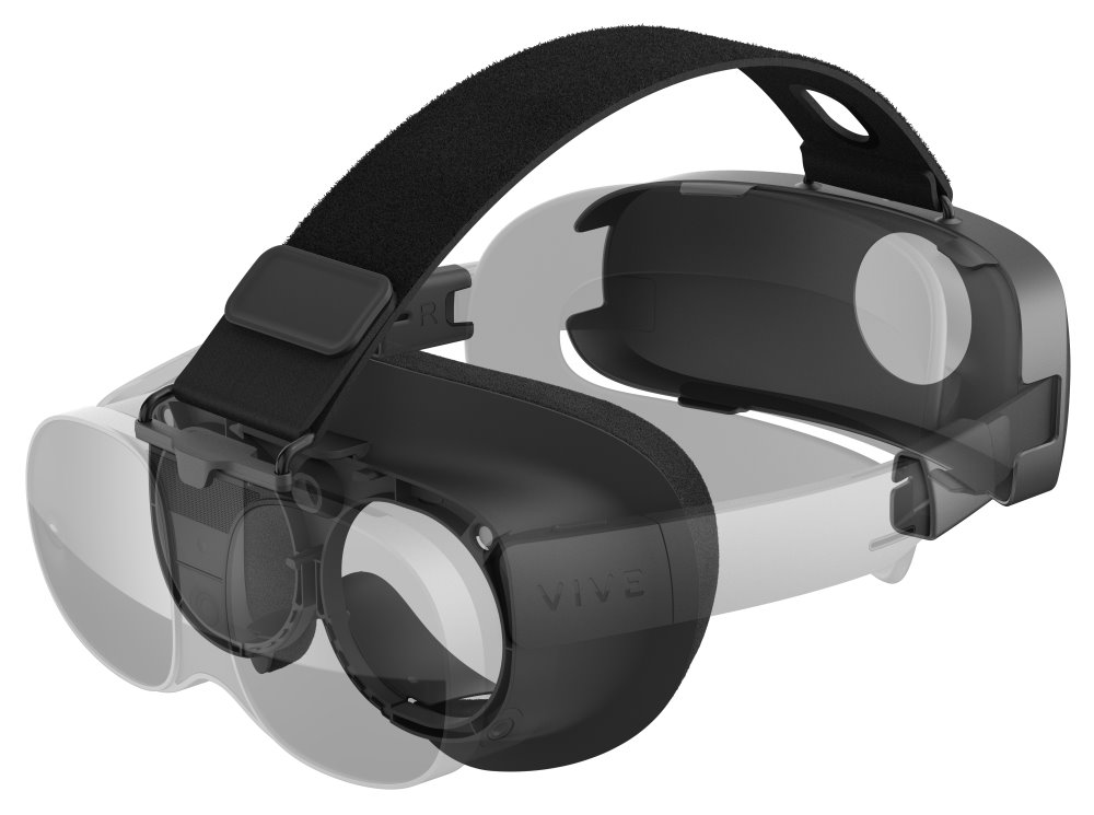 HTC VIVE XR Elite Refresh Brýle pro VR+ XR virtuální + smíšenou realitu /4K/ 6DoF/ 110°/ 90Hz/ 625g/ 2x ovládač/ baterie