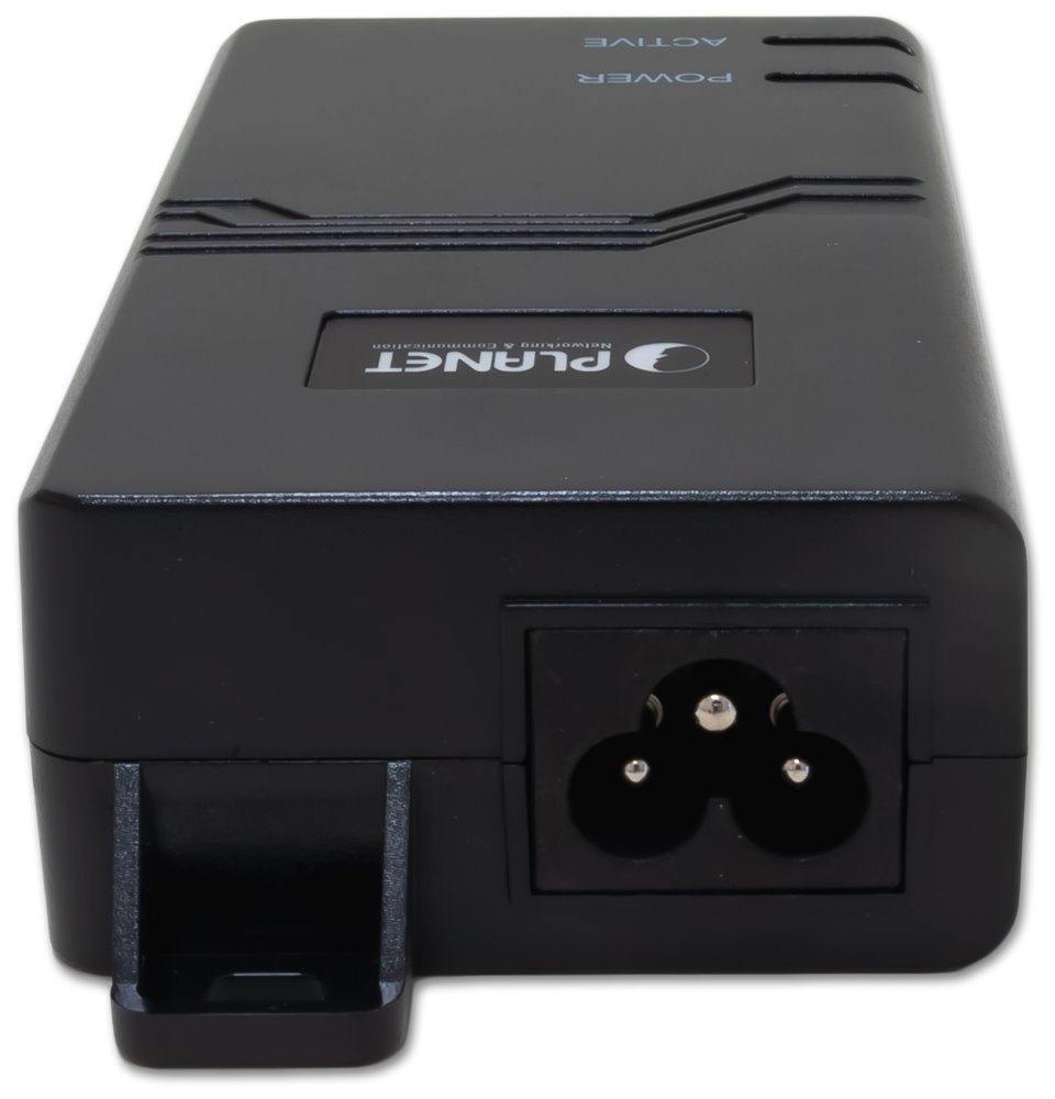 Planet POE-163 PoE injektor IEEE802.3at, 30W, 1000Base-T, na zeď