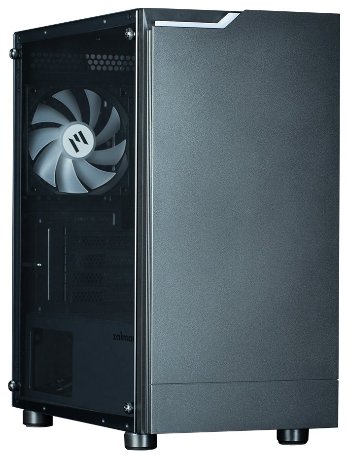 Zalman skříň T4 Plus / miniT / 1x120mm fan ARGB / USB 2.0 / USB 3.0 / tvrzené sklo / černá