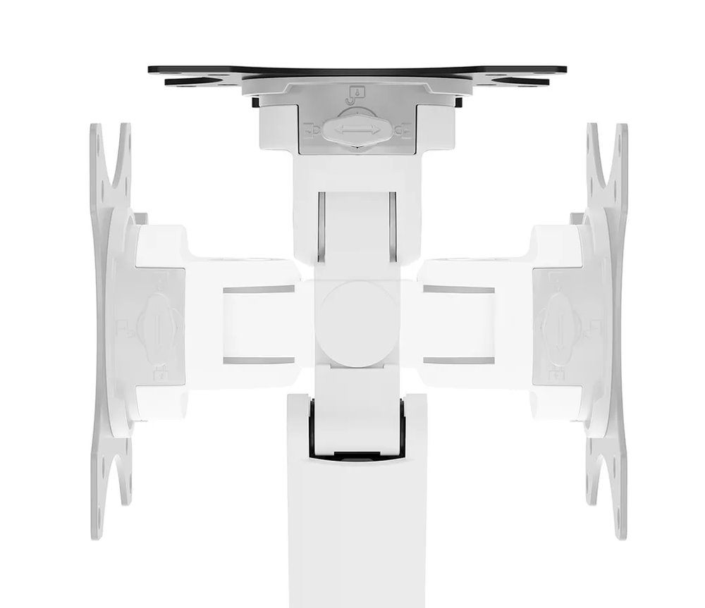 Neomounts  DS70-250WH1 Neomounts NEXT Slim Desk Mount, single display (topfix clamp/grommet), white