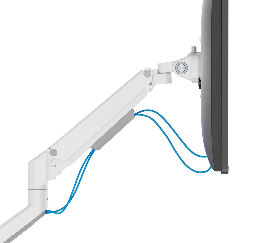 Neomounts  DS70-250WH1 Neomounts NEXT Slim Desk Mount, single display (topfix clamp/grommet), white
