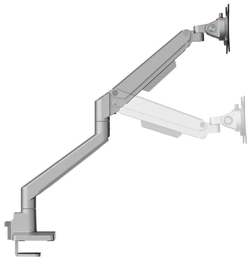 Neomounts  DS70-250SL1 Neomounts NEXT Slim Desk Mount, single display (topfix clamp/grommet), silver