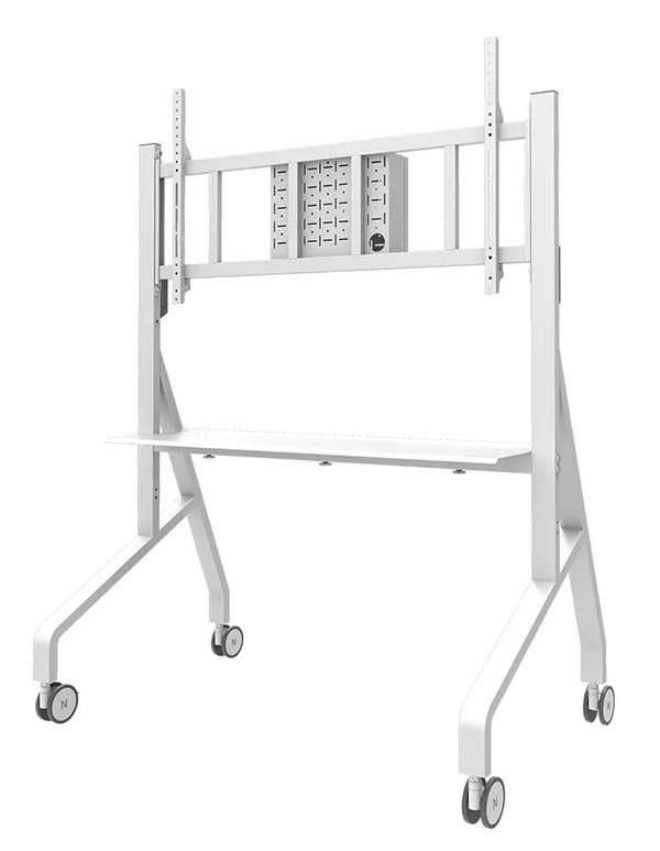 Neomounts FL50-575WH1 Neomounts MOVE Go XL Mobile Floor Stand (fast install, height adjustable), white