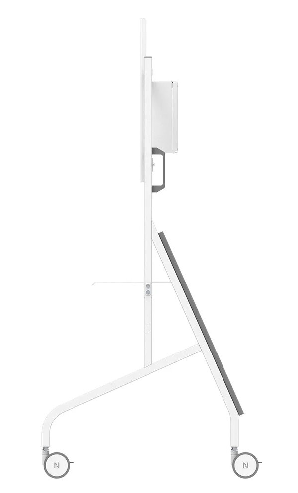 Neomounts FL50-575WH1 Neomounts MOVE Go XL Mobile Floor Stand (fast install, height adjustable), white