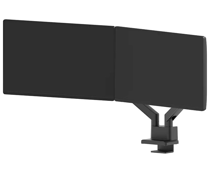 Neomounts  DS70-250BL2 Neomounts NEXT Slim Desk Mount, double display (topfix clamp/grommet), black