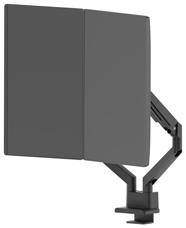 Neomounts  DS70-250BL2 Neomounts NEXT Slim Desk Mount, double display (topfix clamp/grommet), black