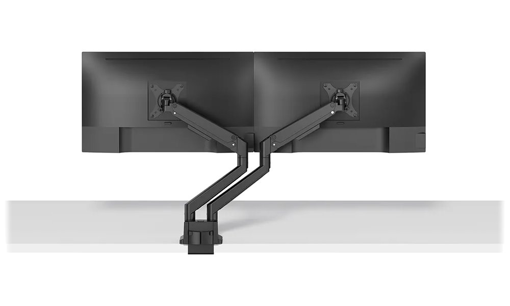 Neomounts  DS70-250BL2 Neomounts NEXT Slim Desk Mount, double display (topfix clamp/grommet), black