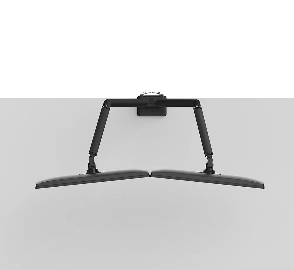 Neomounts  DS70-250BL2 Neomounts NEXT Slim Desk Mount, double display (topfix clamp/grommet), black