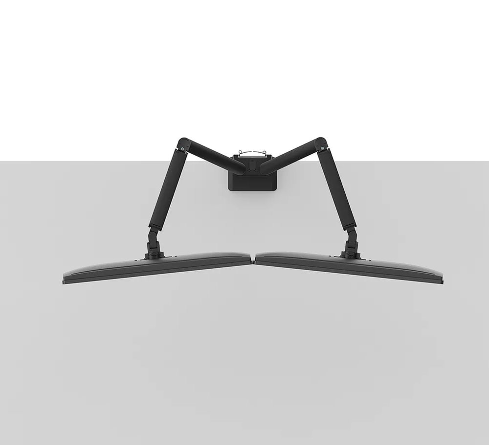 Neomounts  DS70-250BL2 Neomounts NEXT Slim Desk Mount, double display (topfix clamp/grommet), black