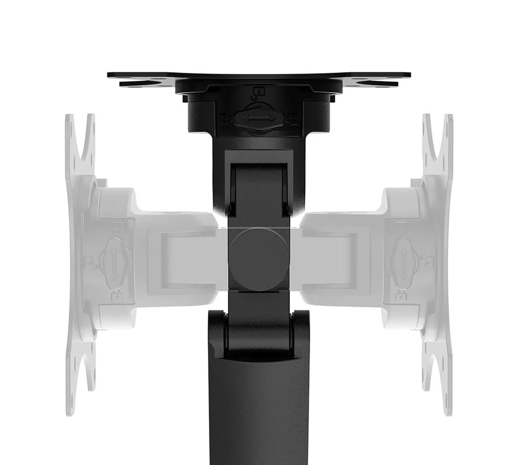 Neomounts  DS70-250BL2 Neomounts NEXT Slim Desk Mount, double display (topfix clamp/grommet), black