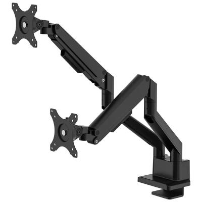 Neomounts  DS70-250BL2 Neomounts NEXT Slim Desk Mount, double display (topfix clamp/grommet), black