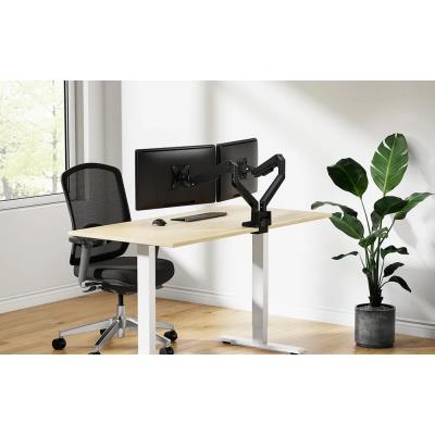 Neomounts  DS70-250BL2 Neomounts NEXT Slim Desk Mount, double display (topfix clamp/grommet), black
