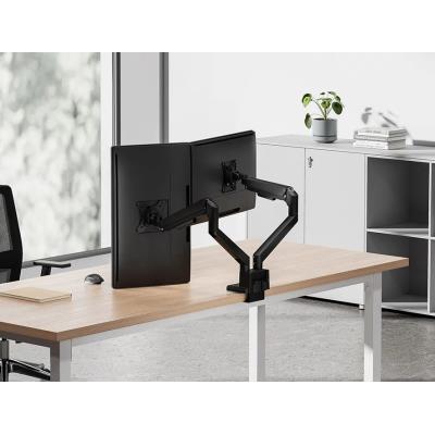 Neomounts  DS70-250BL2 Neomounts NEXT Slim Desk Mount, double display (topfix clamp/grommet), black