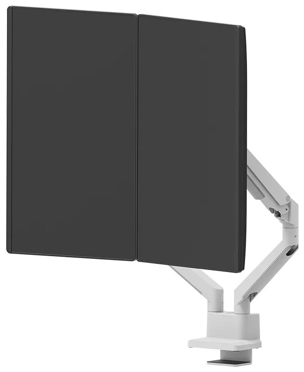 Neomounts DS70-250WH2 Neomounts NEXT Slim Desk Mount, double display (topfix clamp/grommet), white