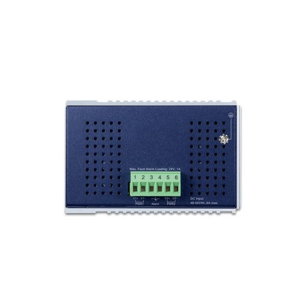 Planet IGS-4215-8P2T2S průmyslový L2 switch, 10x 1Gb, 2x1Gb SFP, 8x PoE 802.3at 240W, 48~54VDC, IP30