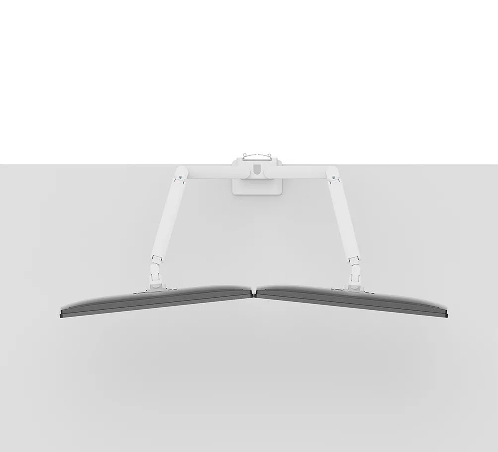 Neomounts DS70-250WH2 Neomounts NEXT Slim Desk Mount, double display (topfix clamp/grommet), white