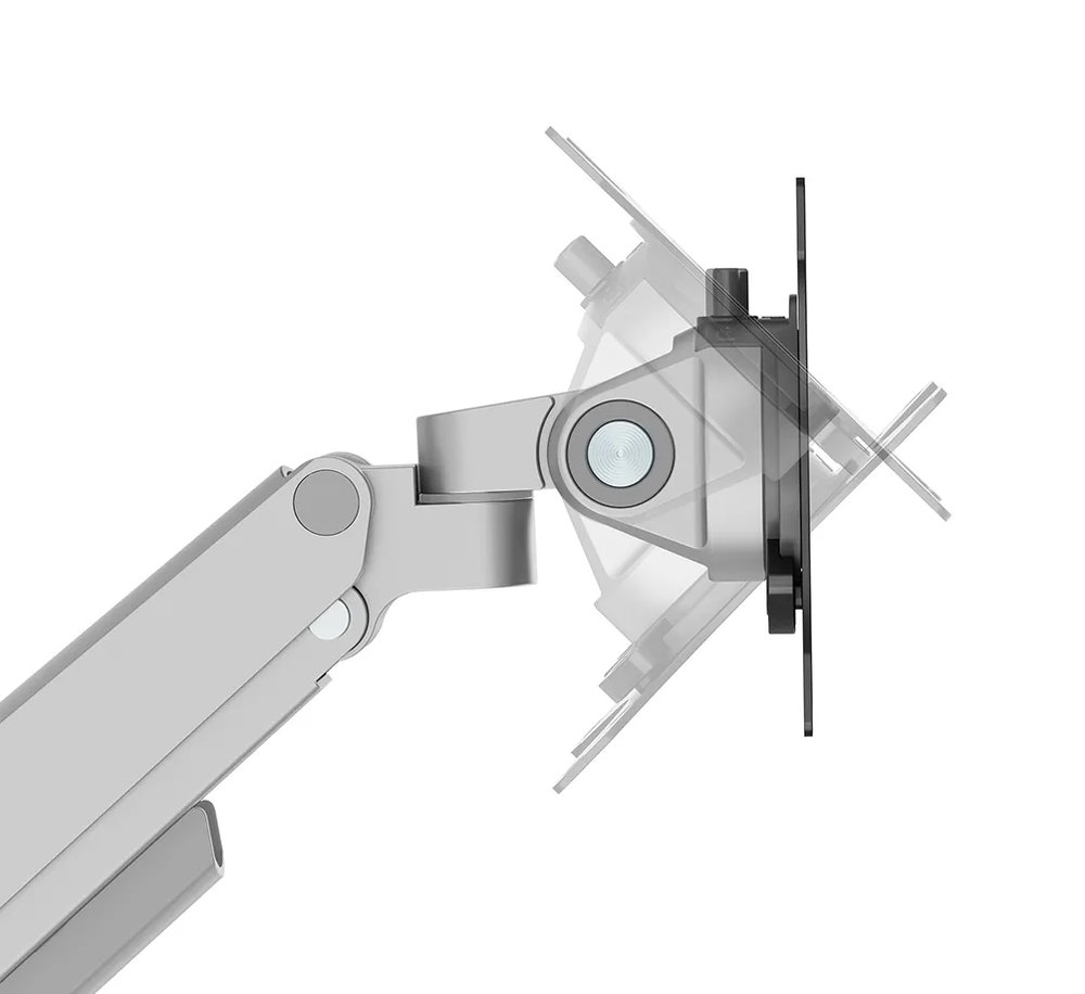 Neomounts DS70-250SL2 Neomounts NEXT Slim Desk Mount, double display (topfix clamp/grommet), silver