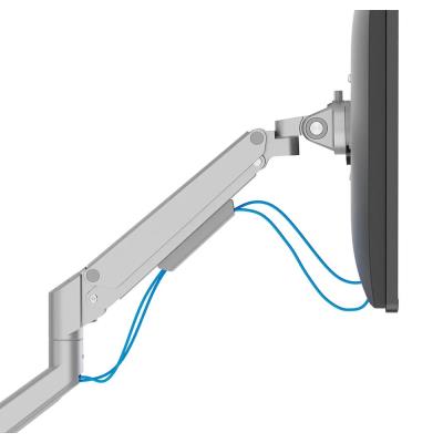 Neomounts DS70-250SL2 Neomounts NEXT Slim Desk Mount, double display (topfix clamp/grommet), silver