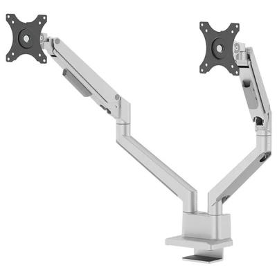 Neomounts DS70-250SL2 Neomounts NEXT Slim Desk Mount, double display (topfix clamp/grommet), silver