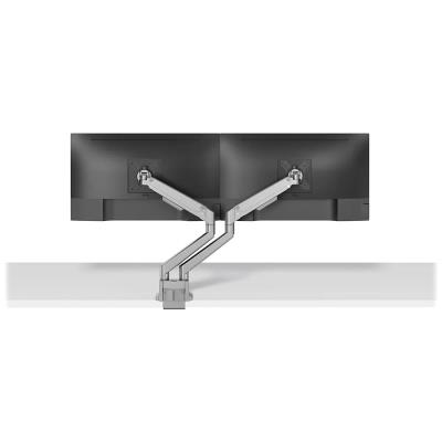 Neomounts DS70-250SL2 Neomounts NEXT Slim Desk Mount, double display (topfix clamp/grommet), silver