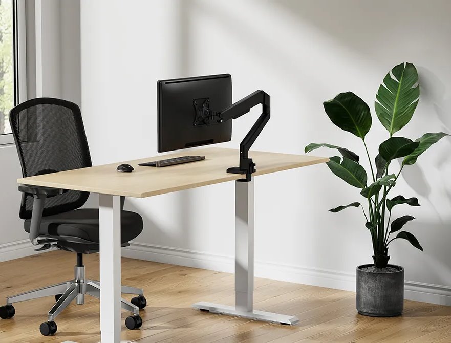 Neomounts  DS70-250BL1 NEXT Slim Desk Mount, single display (topfix clamp/grommet), black