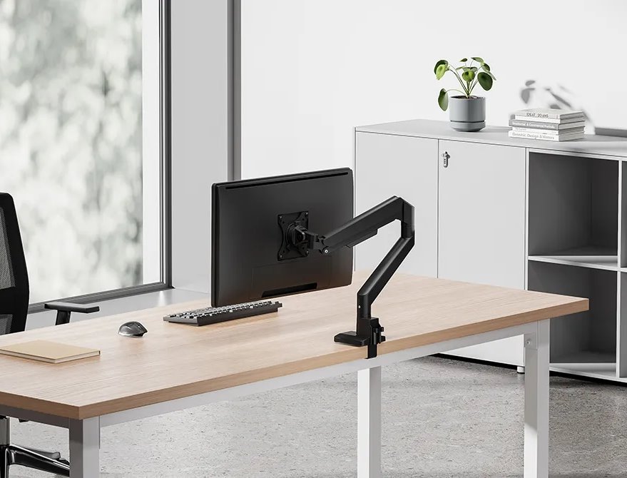 Neomounts  DS70-250BL1 NEXT Slim Desk Mount, single display (topfix clamp/grommet), black