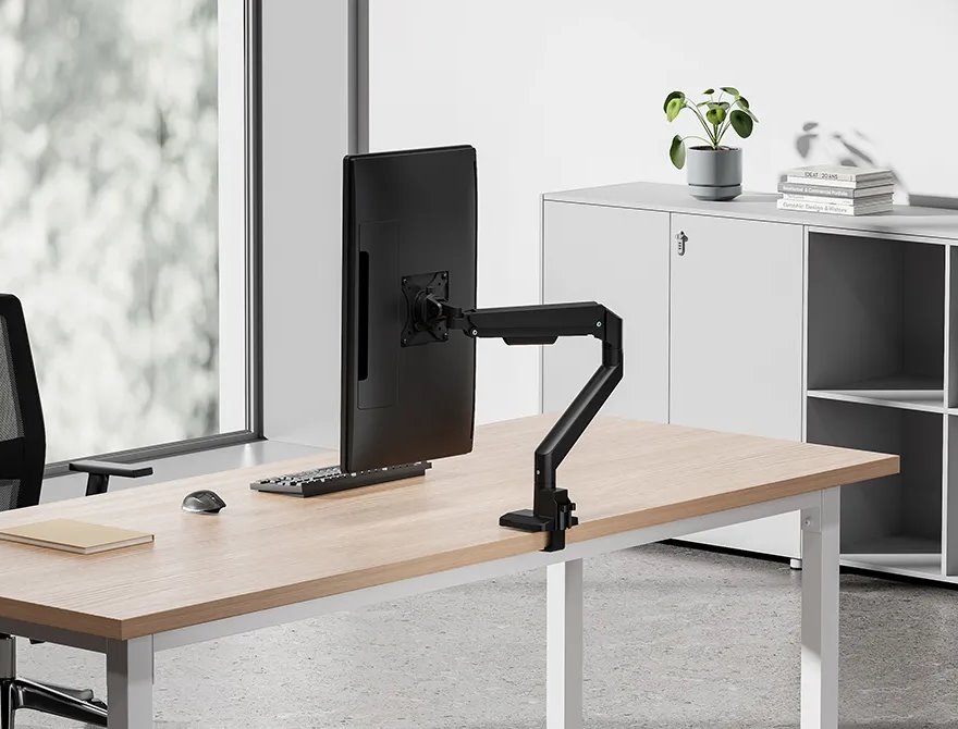 Neomounts  DS70-250BL1 NEXT Slim Desk Mount, single display (topfix clamp/grommet), black