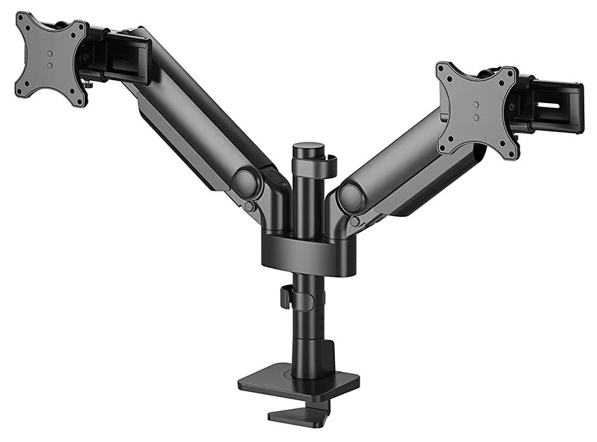 Neomounts DS65S-950BL2 Neomounts NEXT One SL Desk Mount, double display, sliding VESA (topfix clamp/grommet), black