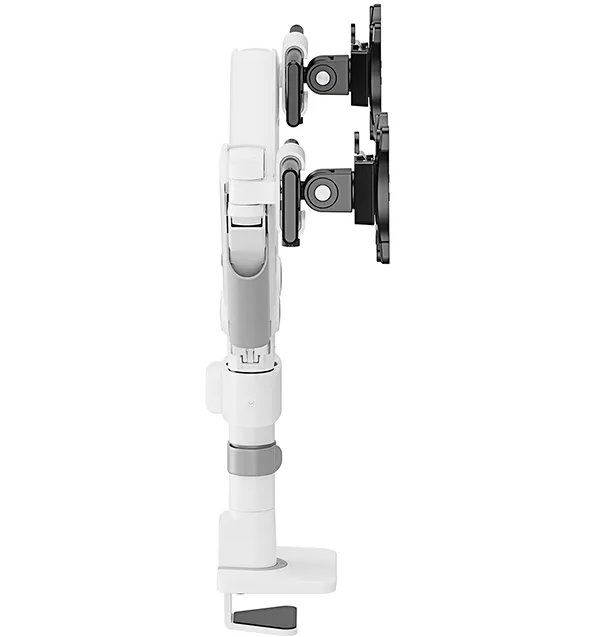 Neomounts DS65S-950WH2  Neomounts NEXT One SL Desk Mount, double display, sliding VESA (topfix clamp/grommet), white