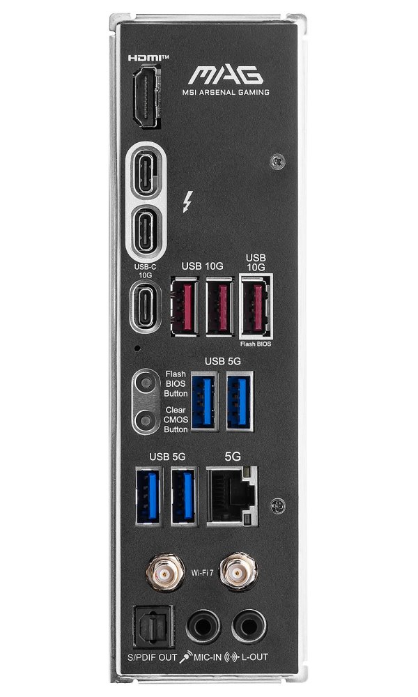 MSI MAG Z890 TOMAHAWK WIFI / Intel Z890 / LGA1851 / 4x DDR5 / 4x M.2 / USB-C / HDMI / WiFi / ATX