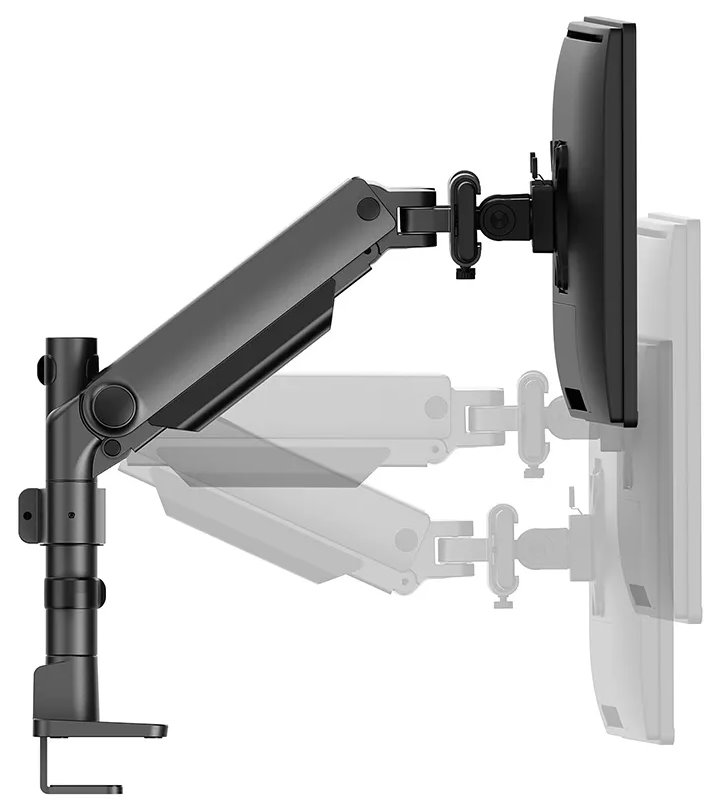 Neomounts DS65S-950BL2 Neomounts NEXT One SL Desk Mount, double display, sliding VESA (topfix clamp/grommet), black
