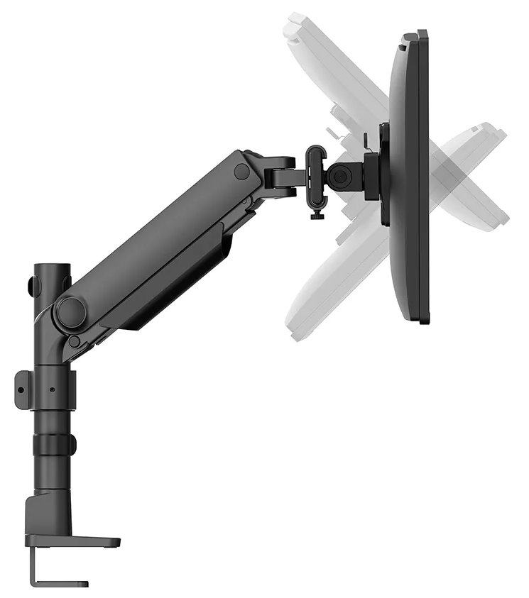 Neomounts DS65S-950BL2 Neomounts NEXT One SL Desk Mount, double display, sliding VESA (topfix clamp/grommet), black