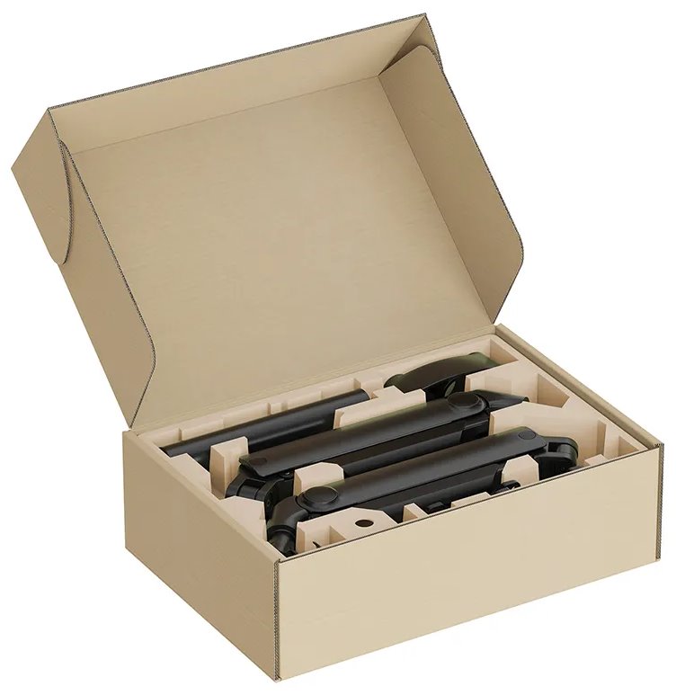 Neomounts DS65S-950BL2 Neomounts NEXT One SL Desk Mount, double display, sliding VESA (topfix clamp/grommet), black