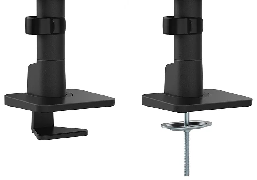Neomounts DS65S-950BL2 Neomounts NEXT One SL Desk Mount, double display, sliding VESA (topfix clamp/grommet), black