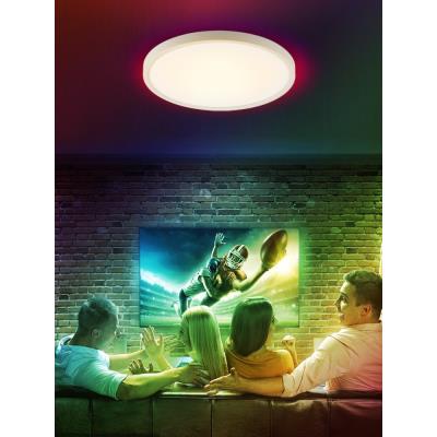 IMMAX NEO LITE TUDO SMART stropní svítidlo  RGB podsvícení 60cm 65W, s podporou BEACON, Wi-Fi, TUYA, bílé
